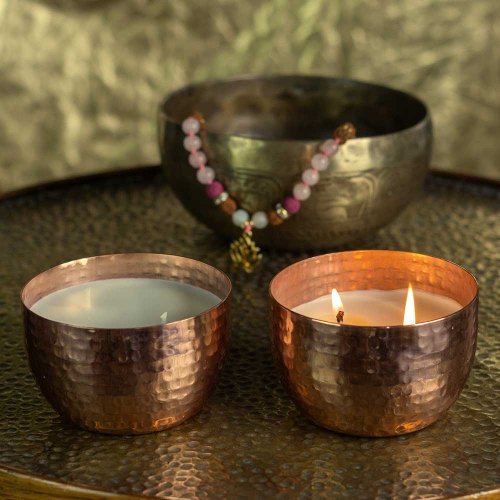 Ayurveda Duftkerze "Vata" – Tuberose-Jasmin