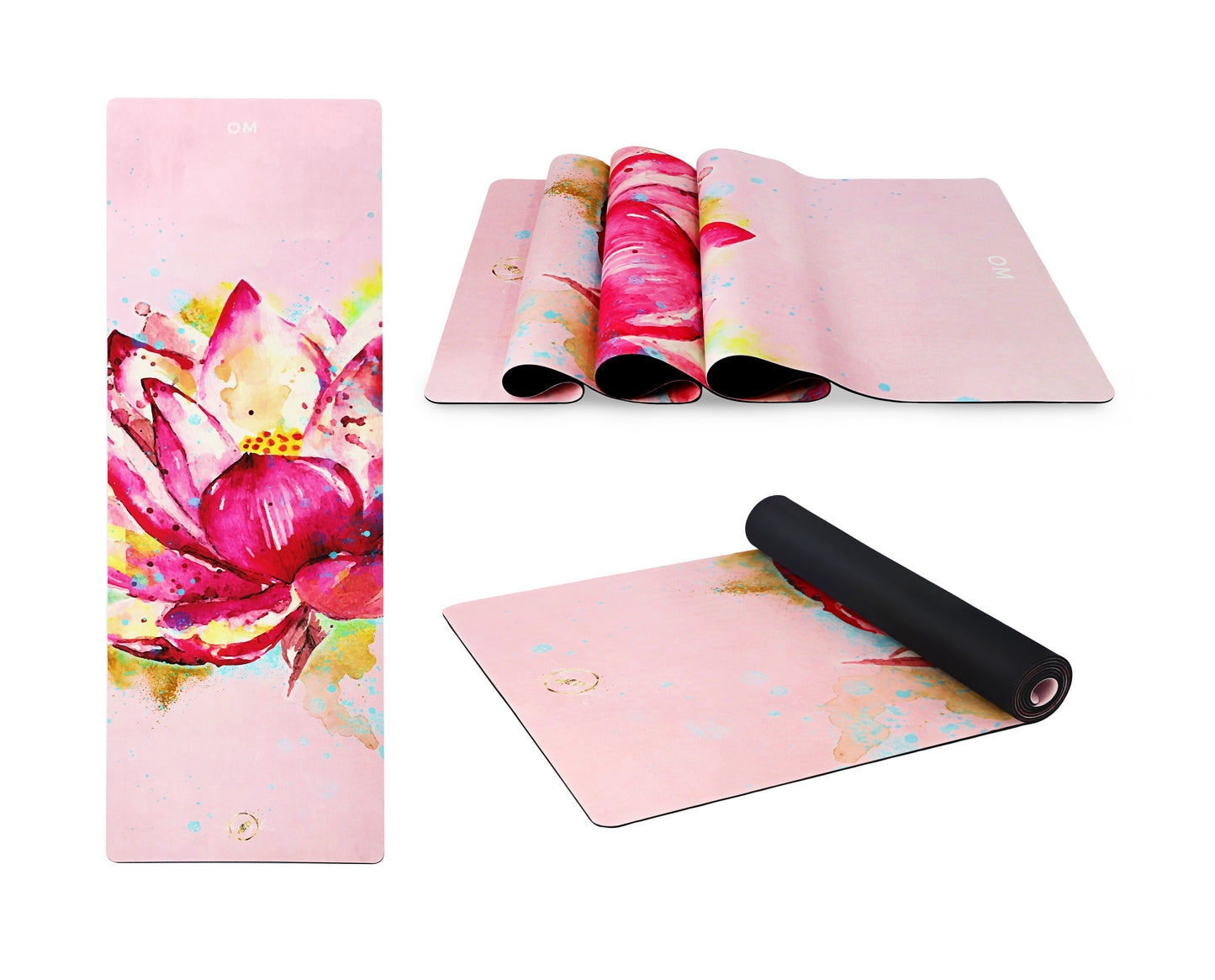 Yoga Duo-Bundle "Pink Lotus" - Yogamatte & Tasche