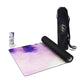 Yogaset von Shiva Girl: Yogamatte, Yogahandtuch, Yogatasche - lila Kolibri, Yogamatte gerollt