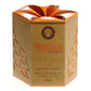 Bio Duftkerze, handgeschöpft  - Orange in Verpackung von Shiva Girl